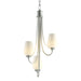 Hubbardton Forge - Three Light Chandelier - Flora - Vintage Platinum- Union Lighting Luminaires Decor