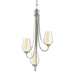 Hubbardton Forge - Three Light Chandelier - Flora - Sterling- Union Lighting Luminaires Decor