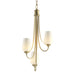 Hubbardton Forge - Three Light Chandelier - Flora - Modern Brass- Union Lighting Luminaires Decor