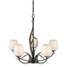 Hubbardton Forge - Five Light Chandelier - Flora - Oil Rubbed Bronze- Union Lighting Luminaires Decor