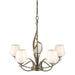 Hubbardton Forge - Five Light Chandelier - Flora - Soft Gold- Union Lighting Luminaires Decor