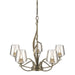 Hubbardton Forge - Five Light Chandelier - Flora - Soft Gold- Union Lighting Luminaires Decor