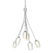 Hubbardton Forge - Six Light Chandelier - Flora - Vintage Platinum- Union Lighting Luminaires Decor