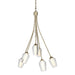 Hubbardton Forge - Six Light Chandelier - Flora - Soft Gold- Union Lighting Luminaires Decor