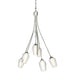 Hubbardton Forge - Six Light Chandelier - Flora - Sterling- Union Lighting Luminaires Decor