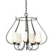 Hubbardton Forge - Five Light Chandelier - Flora - Oil Rubbed Bronze- Union Lighting Luminaires Decor