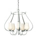 Hubbardton Forge - Five Light Chandelier - Flora - Vintage Platinum- Union Lighting Luminaires Decor