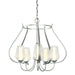 Hubbardton Forge - Five Light Chandelier - Flora - Vintage Platinum- Union Lighting Luminaires Decor