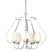 Hubbardton Forge - Five Light Chandelier - Flora - Sterling- Union Lighting Luminaires Decor