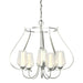 Hubbardton Forge - Five Light Chandelier - Flora - Sterling- Union Lighting Luminaires Decor