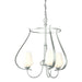 Hubbardton Forge - Three Light Chandelier - Flora - Vintage Platinum- Union Lighting Luminaires Decor