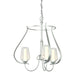 Hubbardton Forge - Three Light Chandelier - Flora - Vintage Platinum- Union Lighting Luminaires Decor