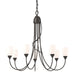 Hubbardton Forge - Seven Light Chandelier - Flora - Oil Rubbed Bronze- Union Lighting Luminaires Decor