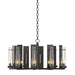 Hubbardton Forge - Ten Light Chandelier - New Town - Oil Rubbed Bronze- Union Lighting Luminaires Decor