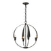 Hubbardton Forge - Four Light Chandelier - Cirque - Oil Rubbed Bronze- Union Lighting Luminaires Decor