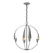 Hubbardton Forge - Four Light Chandelier - Cirque - Vintage Platinum- Union Lighting Luminaires Decor