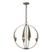 Hubbardton Forge - Four Light Chandelier - Cirque - Soft Gold- Union Lighting Luminaires Decor