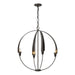 Hubbardton Forge - Four Light Chandelier - Cirque - Oil Rubbed Bronze- Union Lighting Luminaires Decor