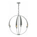 Hubbardton Forge - Four Light Chandelier - Cirque - Vintage Platinum- Union Lighting Luminaires Decor