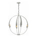 Hubbardton Forge - Four Light Chandelier - Cirque - Sterling- Union Lighting Luminaires Decor