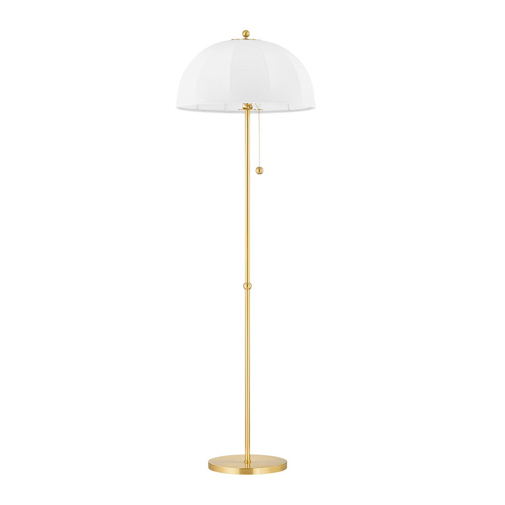 Mitzi Canada - One Light Floor Lamp - Meshelle - Aged Brass- Union Lighting Luminaires Decor
