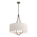 Hubbardton Forge - Four Light Pendant - Loop - Bronze- Union Lighting Luminaires Decor