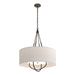 Hubbardton Forge - Four Light Pendant - Loop - Bronze- Union Lighting Luminaires Decor