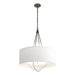 Hubbardton Forge - Four Light Pendant - Loop - Bronze- Union Lighting Luminaires Decor