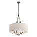 Hubbardton Forge - Four Light Pendant - Loop - Dark Smoke- Union Lighting Luminaires Decor