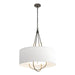 Hubbardton Forge - Four Light Pendant - Loop - Dark Smoke- Union Lighting Luminaires Decor