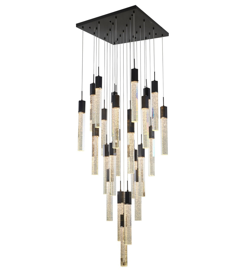 Bethel International Canada - 25 Light Chandelier - Black- Union Lighting Luminaires Decor