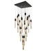 Bethel International Canada - 25 Light Chandelier - Black- Union Lighting Luminaires Decor