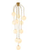 Bethel International Canada - 11 Light Chandelier - Antique Brass- Union Lighting Luminaires Decor