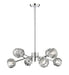 Bethel International Canada - Eight Light Chandelier - Chrome- Union Lighting Luminaires Decor