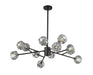 Bethel International Canada - 12 Light Chandelier - Black- Union Lighting Luminaires Decor