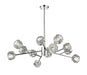 Bethel International Canada - 12 Light Chandelier - Chrome- Union Lighting Luminaires Decor