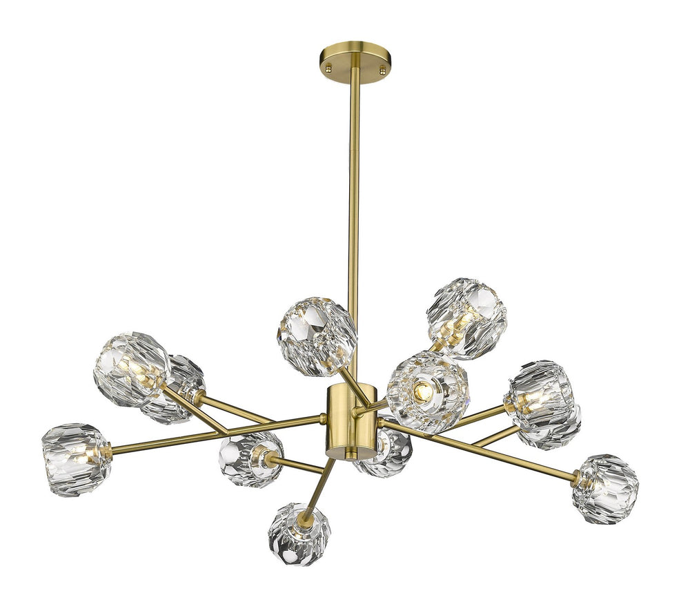 Bethel International Canada - 12 Light Chandelier - Gold- Union Lighting Luminaires Decor
