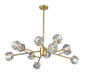 Bethel International Canada - 12 Light Chandelier - Gold- Union Lighting Luminaires Decor
