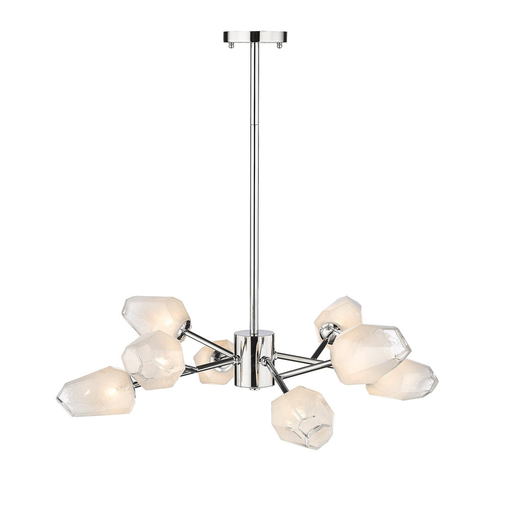 Bethel International Canada - Eight Light Chandelier - Chrome- Union Lighting Luminaires Decor