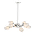 Bethel International Canada - Eight Light Chandelier - Chrome- Union Lighting Luminaires Decor