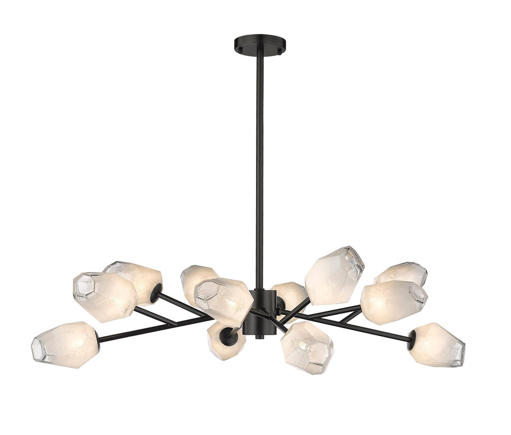 Bethel International Canada - 12 Light Chandelier - Black- Union Lighting Luminaires Decor