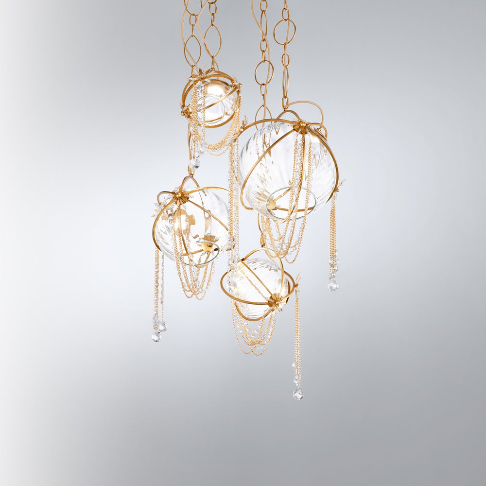 Schonbek Forever - LED Pendant - Revere - Heirloom Gold- Union Lighting Luminaires Decor
