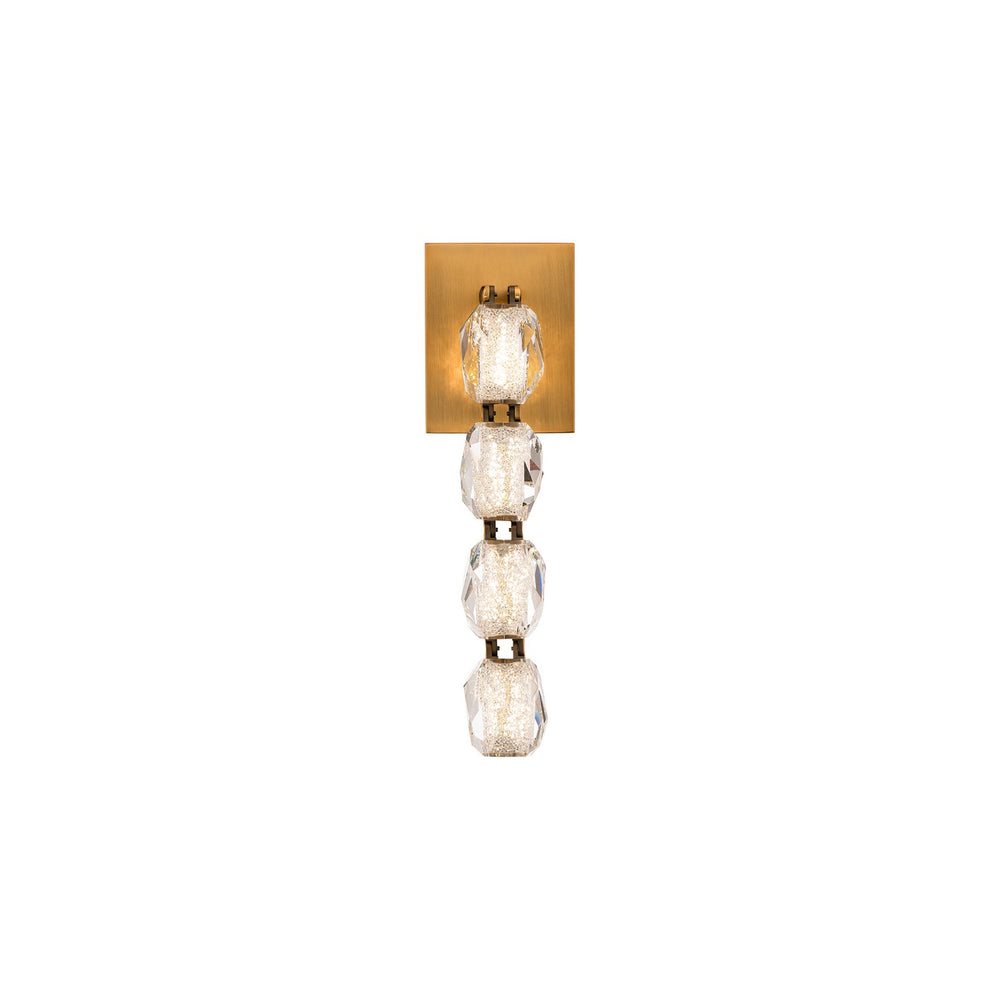 Schonbek Forever - LED Wall Sconce - Seduction - Aged Brass- Union Lighting Luminaires Decor
