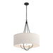 Hubbardton Forge - Four Light Pendant - Loop - Black- Union Lighting Luminaires Decor