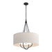Hubbardton Forge - Four Light Pendant - Loop - Black- Union Lighting Luminaires Decor