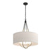 Hubbardton Forge - Four Light Pendant - Loop - Black- Union Lighting Luminaires Decor