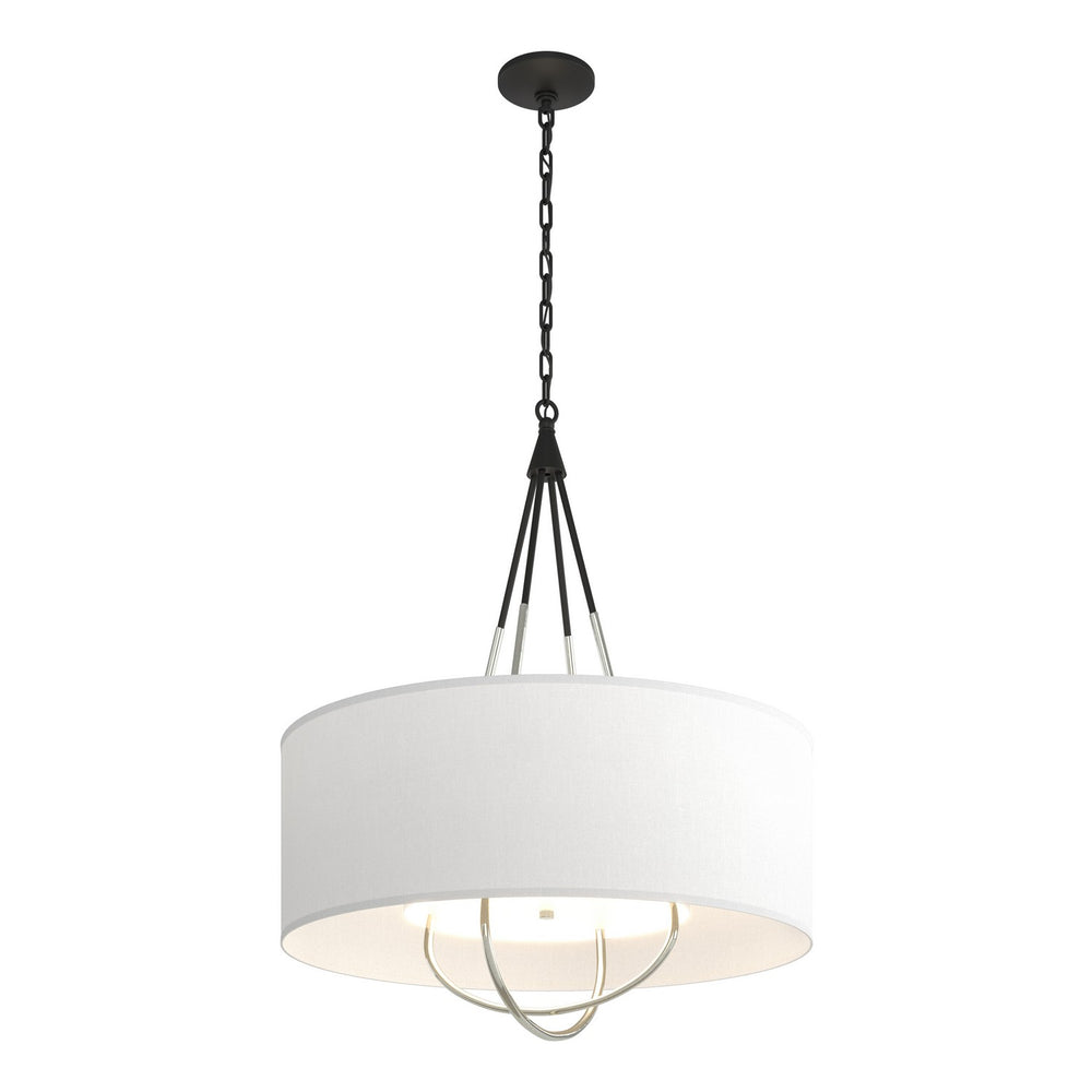Hubbardton Forge - Four Light Pendant - Loop - Black- Union Lighting Luminaires Decor