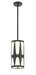 Crystorama - One Light Pendant - Royston - Black- Union Lighting Luminaires Decor