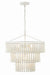 Crystorama - Three Light Pendant - Tiana - Matte White- Union Lighting Luminaires Decor