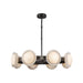 Alora Canada - LED Chandelier - Alonso - Urban Bronze/Alabaster- Union Lighting Luminaires Decor